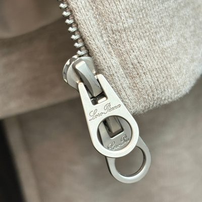 Loro Piana zip-up hoodie and matching sweatpants set — 8