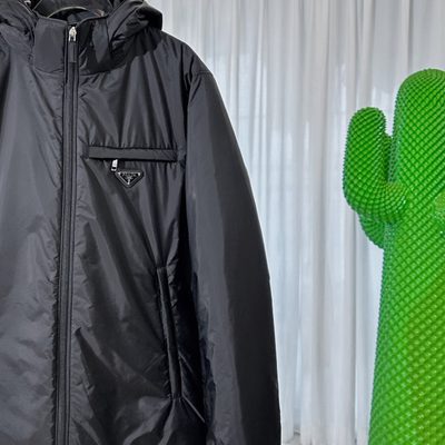 Prada Men's Re-Nylon Puffer Jacket — 4