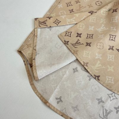 Louis Vuitton beige Monogram short-sleeved shirt — 6