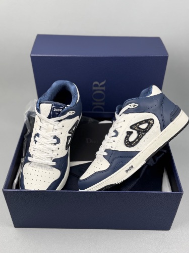 Dior B57 sneakers in a navy blue and white colorway