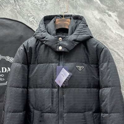 Prada hooded down puffer jacket — 4