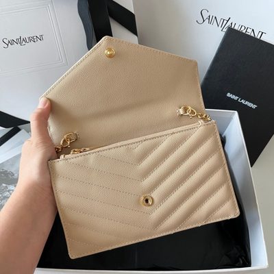 Saint Laurent Classic Cassandre Chain Wallet — 8