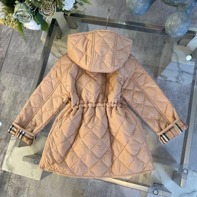 Burberry Kids Quilted Hooded Parka — 8