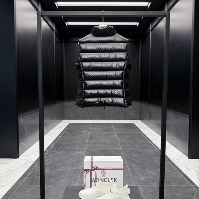 Moncler Black Ghany Down Gilet — 9