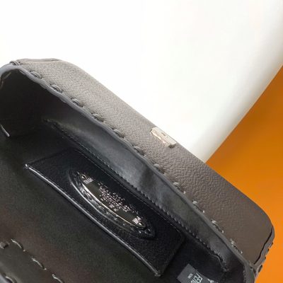 Fendi Baguette macro-stitch messenger bag (T) — 5