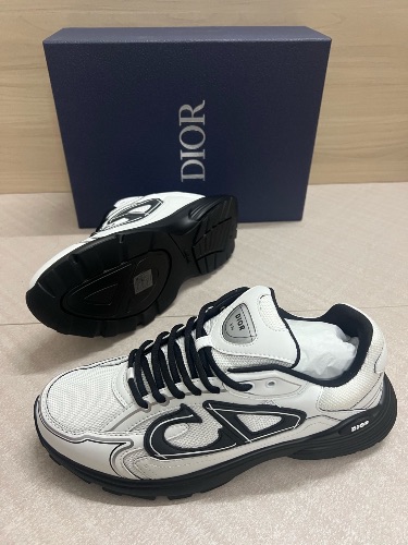 Dior B30 sneakers in white technical mesh