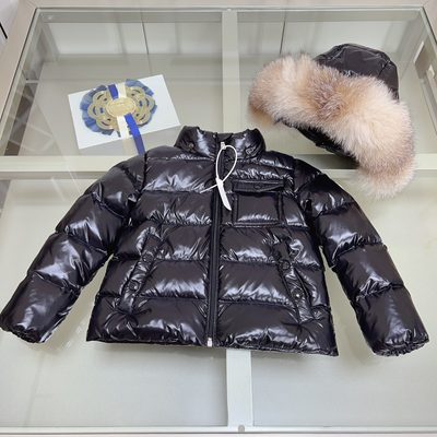 Moncler Enfant Fur-Trim Padded Jacket — 8