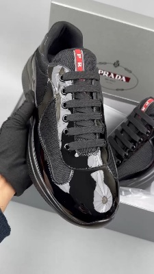 Prada America's Cup patent leather sneakers — 5
