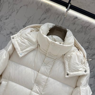 Moncler Maya 70 Hooded Short Down Jacket — 8