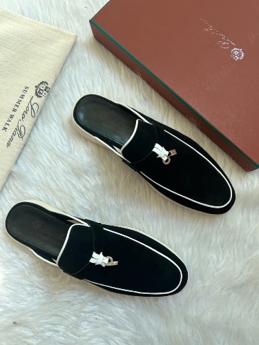 Loro Piana Summer Charms Walk Babouche loafers