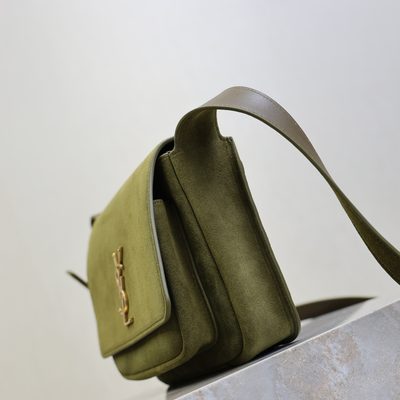 Saint Laurent Small Niki Suede Satchel — 3