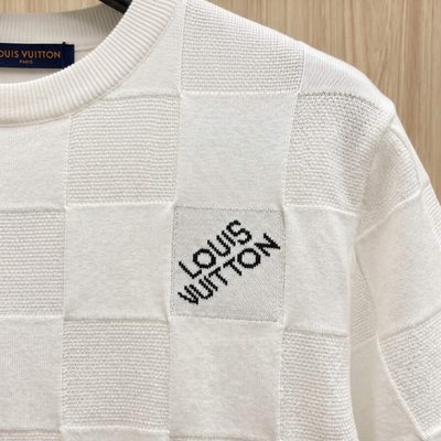 Louis Vuitton Damier jacquard short-sleeved t-shirt — 4