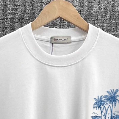 Moncler white cotton t-shirt — 3