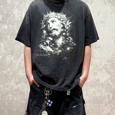 SAINT Mxxxxxx black cotton t-shirt — 9