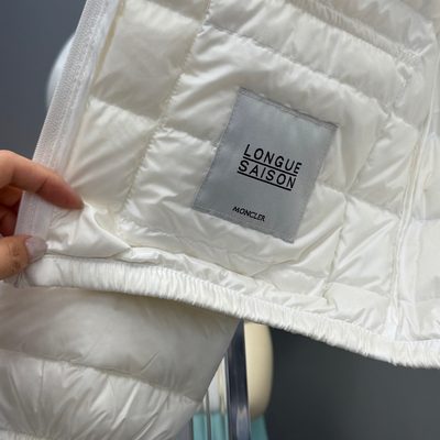 Moncler Lans Lightweight Short Down Jacket — 6