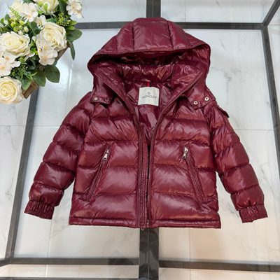Moncler Enfant New Maya Quilted Hooded Puffer Jacket — 5