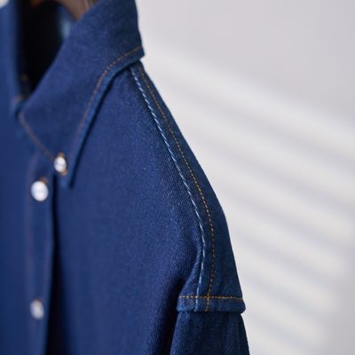 Louis Vuitton indigo denim shirt — 8