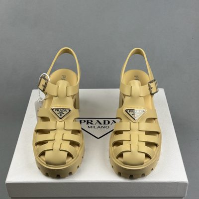 Prada Monolith platform sandals — 3