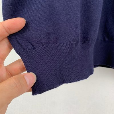 Prada navy blue silk crew-neck — 8