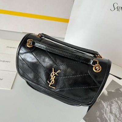 Saint Laurent Niki Mini suede shoulder bag — 3