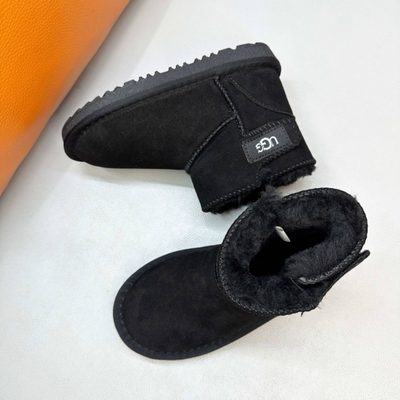 children's UGG-style strap winter boots — 9