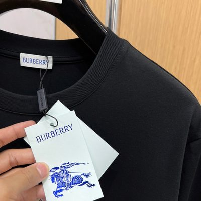 Burberry black cotton t-shirt — 4