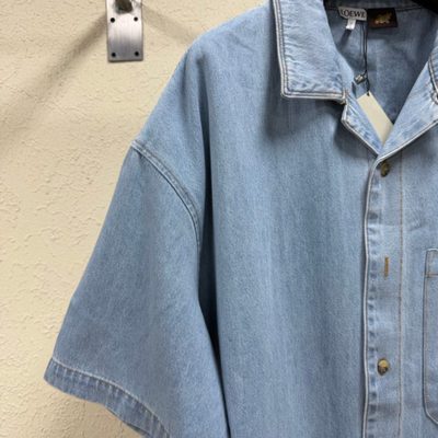 Loewe x Paula's Ibiza washed denim shirt — 4