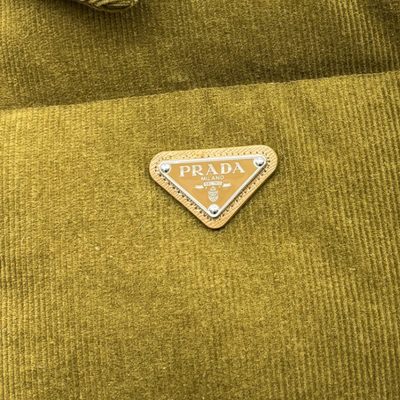 Prada Cotton Corduroy Down Puffer Jacket — 8