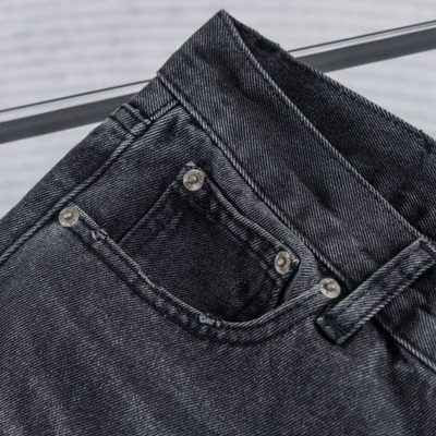 Balenciaga pinstripe denim jeans — 4