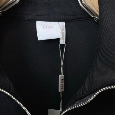Dior black zip-up track jacket and matching track pants set — 9