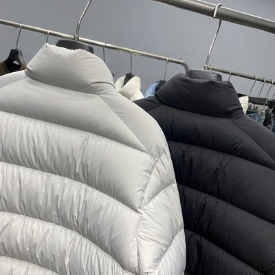 Prada stand-collar down puffer jacket — 7