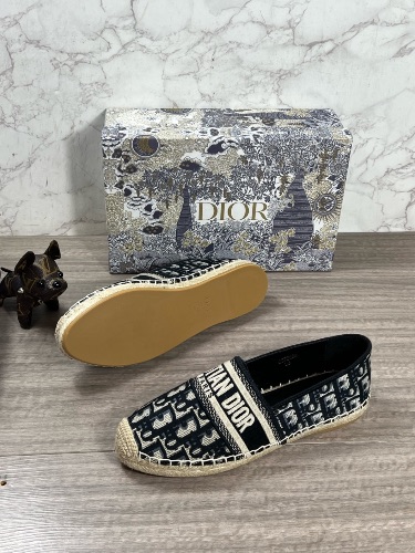 Christian Dior Oblique Embroidered Granville 15mm Espadrilles