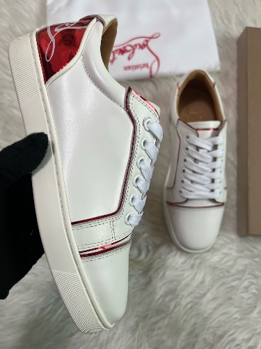 Christian Louboutin Fun Vieira leather sneakers — 4