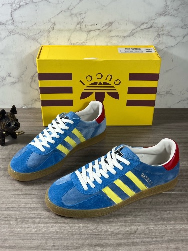 Adidas x Gucci Gazelle Light Blue Suede sneakers — 3