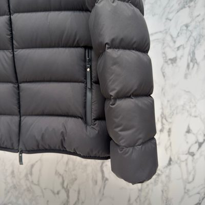 Moncler Arneb Hooded Short Down Jacket — 4
