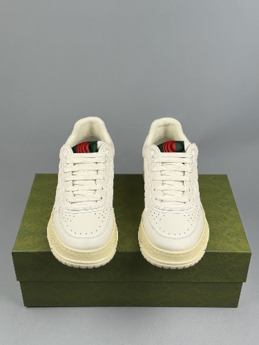 Gucci Re-Web leather sneakers — 3