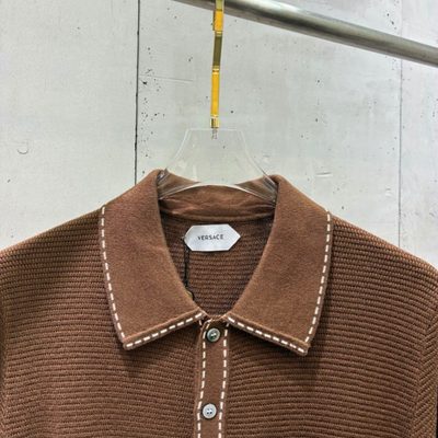 Versace cotton knit polo shirts — 6