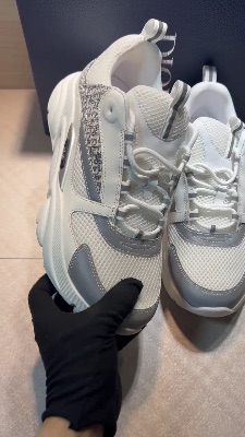Dior B22 technical mesh and calfskin sneakers — 5