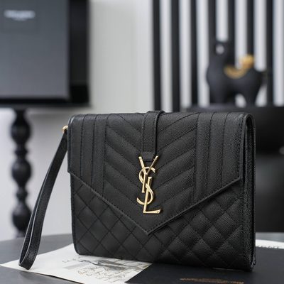 Saint Laurent Cassandre Matelassé Flap Pouch — 7