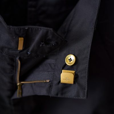 Louis Vuitton Ripstop Cotton Cargo Trousers in black — 4