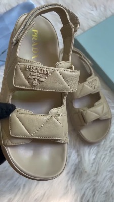 Prada quilted padded nappa leather sandals — 5