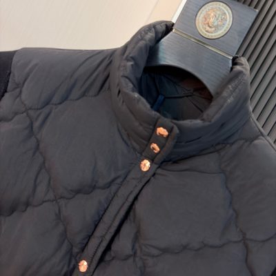 Moncler Diamond Quilted Padded Wool Cardigan — 6