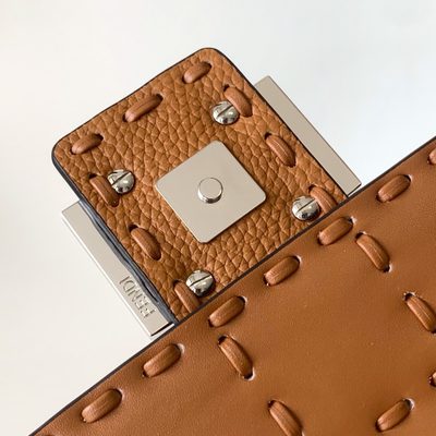 Fendi Baguette macro-stitch messenger bag (T) — 7