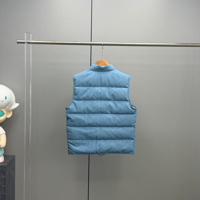 Moncler Heceta Denim Down Gilet — 9