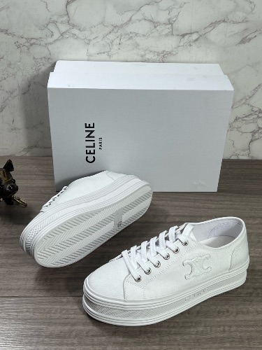 Celine Jane canvas platform sneakers — 4