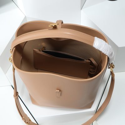 Saint Laurent Le 37 Small Leather Bucket Bag — 7