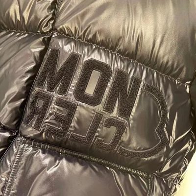 Moncler Abbaye Short Down Jacket — 4