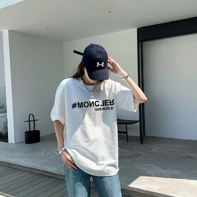 Moncler Grenoble Hashtag Logo Print T-Shirt — 9