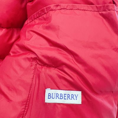 Burberry Kids Checker-tape Nylon Hooded Puffer Jacket — 9
