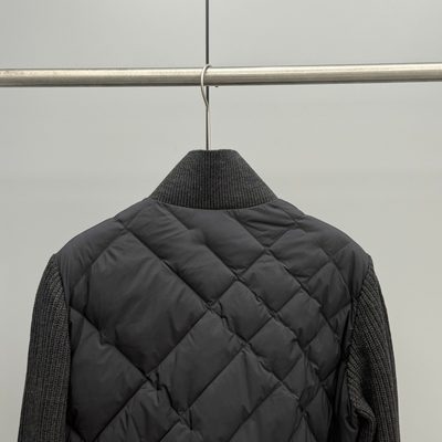 Burberry quilted zip-up jacket — 8